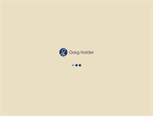Tablet Screenshot of gregholder.com
